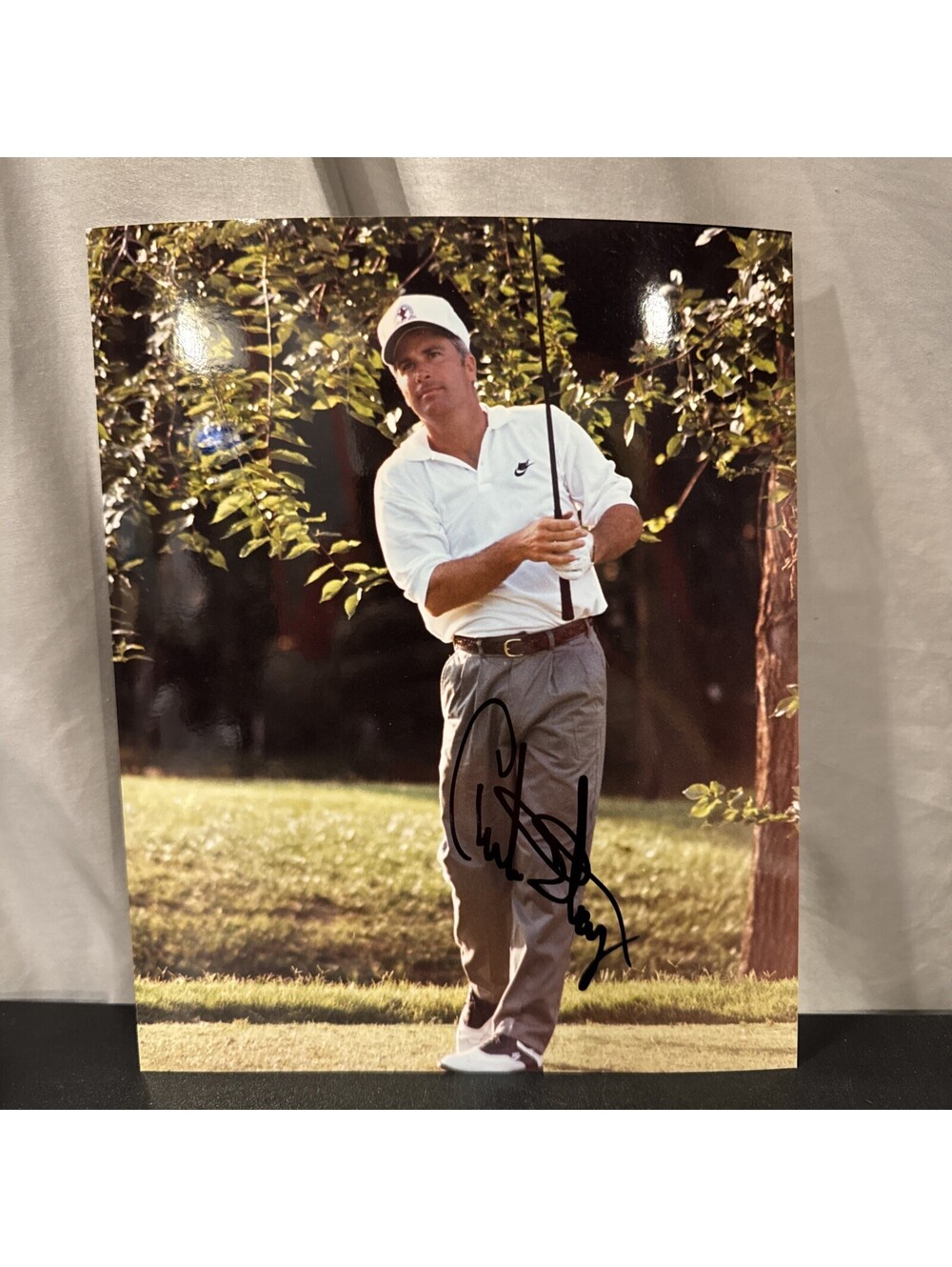 Curtis Strange Autographed 8x10 Photo PGA Golf w/COA